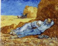 Gogh, Vincent van - Noon:Rest(afterMillet)